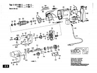 Bosch 0 601 150 042 Drill 240 V / GB Spare Parts